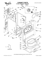 Whirlpool WED5500S Parts Diagram