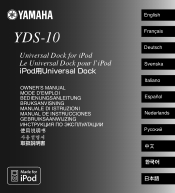 Yamaha YDS-10SL Owners Manual