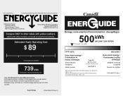 KitchenAid KRFC604FSS Energy Guide