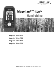 Magellan Triton 400 Manual - Dutch