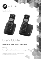 Motorola L601M User Guide