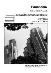 Panasonic KXTA308 User Guide (Spanish)