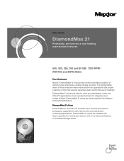 Seagate STM3320820AS DiamondMax 21 Data Sheet