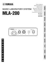 Yamaha MLA-200 MLA-200 Owners Manual