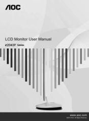 AOC e2043f User's Manual_e2043F