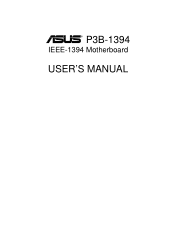 Asus P3B-1394 P3B-1394 User Manual