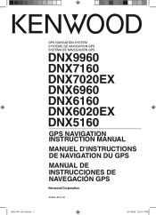 Kenwood DNX6160 Garmin Navigation Manual