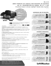 LiftMaster WLED WLED Product Guide - Spanish