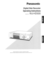 Panasonic WJHD500 WJHD500 User Guide