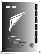 Toshiba 36AF12 Owners Manual