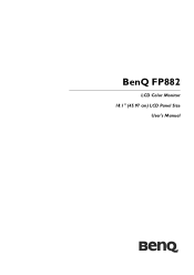 BenQ FP882 User Manual