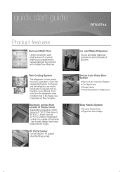 Samsung RFG297AAPN/XAA Quick Guide (easy Manual) (ver.1.0) (English)