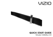 Vizio S3820w-C0 Quickstart Guide