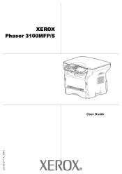 Xerox 3100MFPX User Guide - Phaser 3100 MFP/S