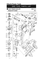 Hitachi NT65GA Parts List
