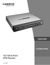 Linksys QuickVPN Cisco RV082 8-Port 10/100 VPN Router Administration Guide