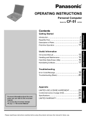 Panasonic CF-51JBRDCBM User Manual