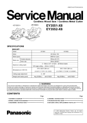 Panasonic EY3551 Service Manual