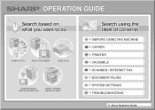 Sharp DX-C311FX DX-C311 | DX-C401 Operation Manual