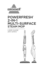 Bissell PowerFresh 2-IN-1 Multi Surface Steam Cleaner 2814 User Guide