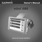 Garmin nuvi 680 Owner's Manual