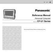 Panasonic CF-U1AQBXZ2M Reference Manual