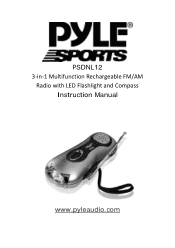 Pyle PSDNL12OR Instruction Manual