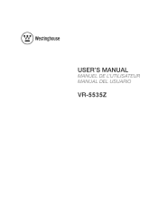 Westinghouse VR5535Z User Manual