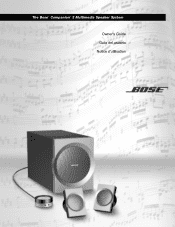 Bose Companion 3 Owners Guide