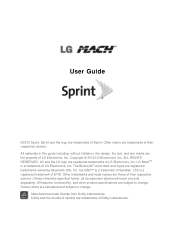LG LS860 User Guide