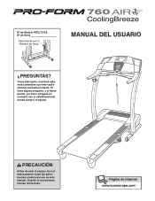 ProForm 760 Air Treadmill Spanish Manual