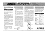 Yamaha NS-500M Owner's Manual