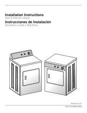 Frigidaire FRE5714KW Installation Instructions (All Languages)