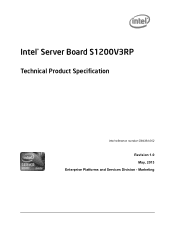 Intel S1200RP Technical Product Specification