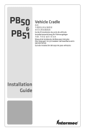 Intermec PB50 PB50 and PB51 Vehicle Cradle Installation Guide
