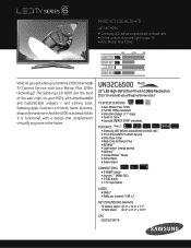 Samsung UN32C6500VFXZA Brochure