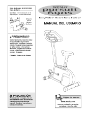 Weslo Pursuit 690s Spanish Manual