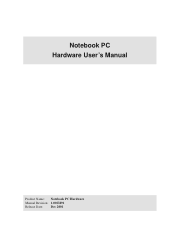 Asus S1B S1A Notebook English User Manual