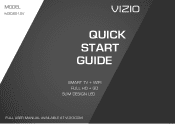 Vizio M3D651SV M3D651SV Quick Start Guide