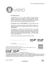 Vizio VL420M VL420M HDTV User Manual