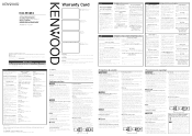 Kenwood KAC-M3004 Instruction Manual
