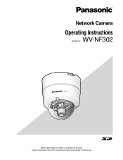 Panasonic WVNF302 WVNF302 User Guide
