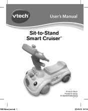 Vtech Sit-to-Stand Smart Cruiser User Manual
