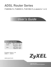 ZyXEL P-660HNU-F1 User Guide