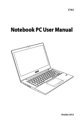 Asus B400V User's Manual for English Edition