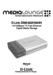 D-Link DSM-604H Product Manual