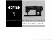 Pfaff 72 Owner's Manual