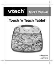 Vtech Touch  n Teach Tablet User Manual