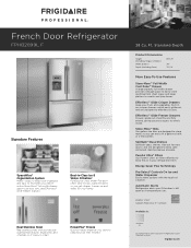 Frigidaire FPHB2899LF Product Specifications Sheet (English)