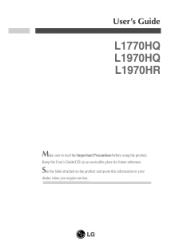 LG L1770HQ-BF User Guide